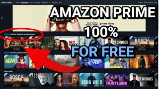 How To Get Amazon Prime FOR FREE 2024 [upl. by Idak802]