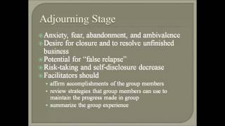 Stages of Group Counseling [upl. by Eniaj500]