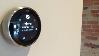 Demo Nest Thermostats 7 Menu Options [upl. by Esinereb443]