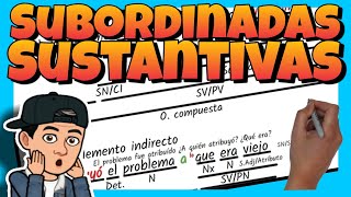 📚 ORACIÓN SUBORDINADA SUSTANTIVA  Análisis sintáctico [upl. by Madden]