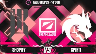 PTBR SHOPIFY THIOLICOR X SPIRIT  GRUPOS  DREAMLEAGUE 22  JAPALOKY VINI [upl. by Parrie]