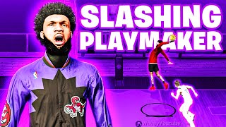 MY NEW SLASHING PLAYMAKER IS A DEMIGOD ON NBA 2K22 [upl. by Chloras]