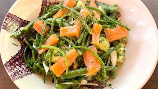 Salade Haricots Verts et Salicornes [upl. by Milburr41]