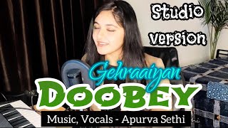 Doobey Gehraiyaan Song  Lyrics  Audio  Dubey  gehraiyaan tittle track  Cover  Status [upl. by Anne-Corinne]