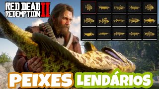 PEIXES LENDÁRIOS  RED DEAD REDEMPTION 2 LOCALIZAÇÃO [upl. by Arrimat]