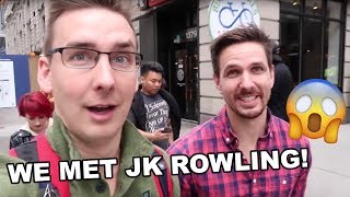 WE MET JK ROWLING  New York Harry Potter Adventure [upl. by Atolrac774]