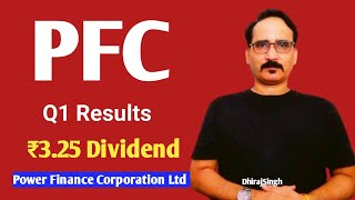 PFC Q1 Results Updates PFC ₹325 Dividend Per Shares 2024  Power Finance Corporation Ltd PFC Share [upl. by Procora471]