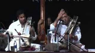 Three Sarangi Ustad Sultan Khan shaab with his son Sabir khan and nephew Dilshad Khan live in Pune [upl. by Bilicki129]