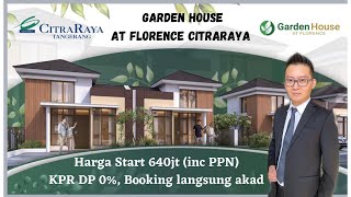 Garden House Series Citra Raya Tangerang Rumah DP 0 Harga start 640jt INC PPN [upl. by Angelo]