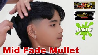 Mullet haircut Simple and new technique✂️ [upl. by Alac567]