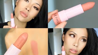 Sephora Collections Lip Stories 1 BRUNCH DATE Swatch Review Tutorial Quick Video [upl. by Zelda]