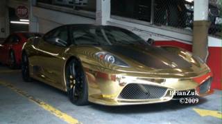 Gold Ferrari 430 Scuderia [upl. by Elata]