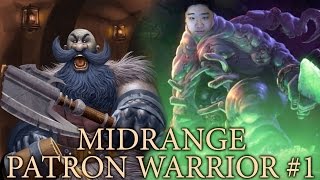 Hearthstone Midrange Patron Warrior S19 1  Rebirth [upl. by Ayhdnas]