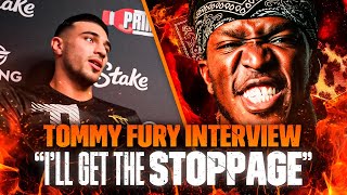 quotIll get the stoppagequot  Tommy Fury Fight Week Interview  Prime Card [upl. by Publius]