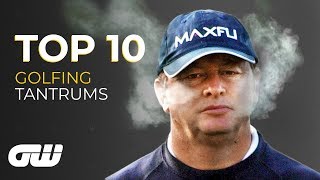 Top 10 GOLFING TANTRUMS  Golfing World [upl. by Zzaj]