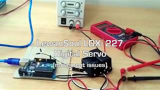 LewanSoul LDX227 Digital Robot Servo movement issue [upl. by Aros381]