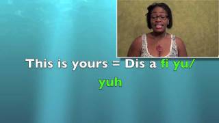 JamaicanSintingLESSON 3 Learn Basic Jamaican Patois Possessive Pronouns [upl. by Nerraf250]