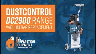 Dustfree Bag Change  DC2900  DustControl [upl. by Magda]