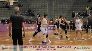 24th DEAFLYMPICS 2021  ITALIA vs USA Womens Basketball Final [upl. by Ococ58]