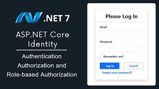 ASPNET Core Web App  Authentication and Authorization using Identity  Razor Pages and SQL Server [upl. by Noemis317]