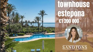 Beachfront Townhouse for Sale In El Velerin Estepona [upl. by Gwenny]