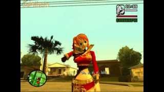 GTA One Piece  Nami New Costume  GTA SA  Download Link [upl. by Noyr]