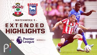 Southampton v Ipswich Town  PREMIER LEAGUE HIGHLIGHTS  9212024  NBC Sports [upl. by Eilzel959]