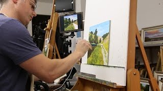 22 How To Start A Painting Using Blocking  Oil Painting Tutorial [upl. by Asiak885]