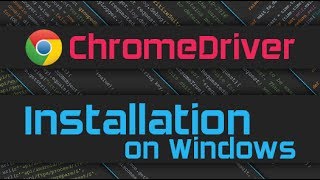 How to install Chromedriver on Windows 10 [upl. by Nevet160]