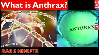 What is Anthrax  Zoonotic Disease  Forum IAS  BAS 5 MINUTE [upl. by Ardisj532]