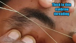 Eyebrows ThreadingEyebrows Threading tutorial for beginnersZainabCosmetics5 [upl. by Etnaik433]