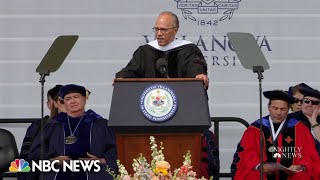 Lester Holt delivers Villanova University’s commencement speech [upl. by Alys]