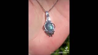 💜💙🩵Labradorite tanzanite sterling silver handmade pendant by zdartisanjewelry IG [upl. by Octavia]