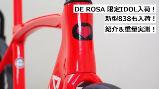 DE ROSAデローザ 2023年モデル！IDOLアイドルと838！店舗に入荷したので重量実測しました！ [upl. by Llekim]