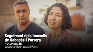 Seguiment dels incendis de Cabacés i Porrera [upl. by Yznil]