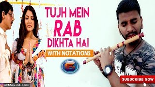 I TUJH MEIN RAB DIKHTA HAI I WITH NOTATIONS I RAB NE BANA DI JODI I [upl. by Fasta]