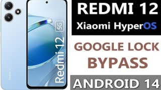 redmi 12 5G frp bypass 2024 [upl. by Orelle]