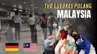 THE LUEBKES PULANG MALAYSIA  28 HOURS OF TRAVELLING ALONE WITH 4 KIDS [upl. by Aruon645]