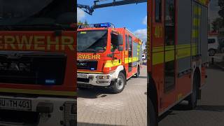 MZF und LF20 der Feuerwehr Thalfingen auf Einsatzfahrt [upl. by Rissa204]