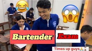 Bartender Examination At Kantipur hotel training center Vlog pokhara bartender pokharabartender [upl. by Yurik]