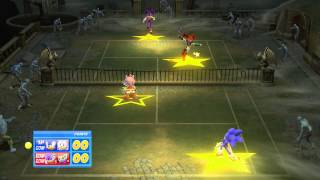 SEGA Superstars Tennis  Doubles Match  Curien Mansion [upl. by Esther]