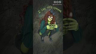 I like rusty spoons 🥄🥗 saladfingers [upl. by Anitsirhc]