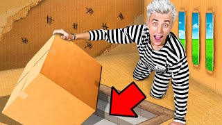 BOX FORT PRISON ESCAPE Challenge 3 part [upl. by Nnuahs]