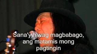 Freddie Aguilar Sa Paskong Darating with lyrics YouTube [upl. by Lyrrad235]