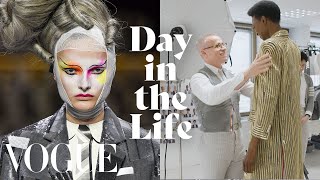 A Day in the Life of Fashion Designer Thom Browne  Vogue [upl. by Sivle]