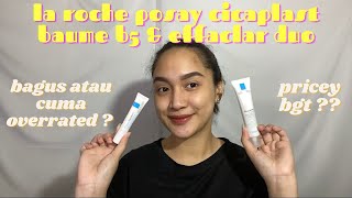 LA ROCHE POSAY CICAPLAST BAUME B5 amp EFFACLAR DUO  OVER RATED ATAU BENERAN BAGUS [upl. by Odnomra398]