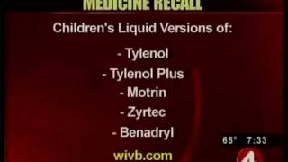 Tylenol recall [upl. by Pournaras514]