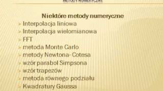 METODY NUMERYCZNE Metoda Newtona Cotesa  WSB Radom Ohirko Ighoravi [upl. by Sibeal]