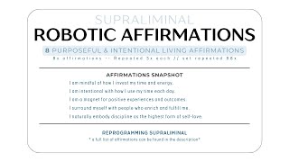 ReProgramming Supraliminal for Productivity  Supraliminal Affirmation Set [upl. by Ajnot]