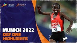 Day One Highlights  European Athletics Championships  Munich 2022 [upl. by Namyw]